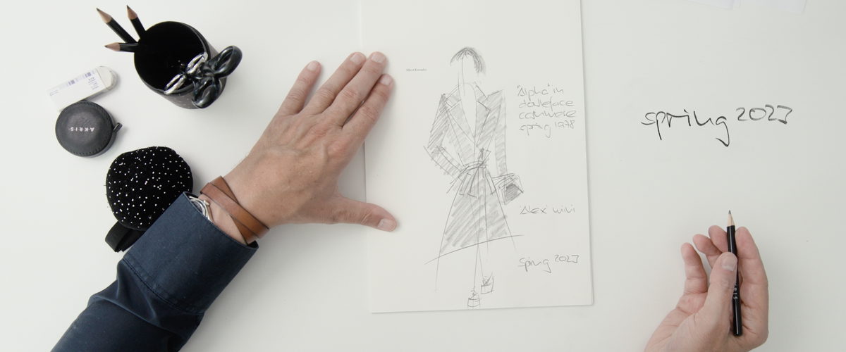 Signature Look Sketch By Albert Kriemler